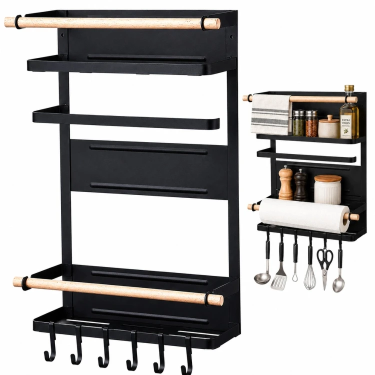 imgi_10_MAGNETYCZNA-POLKA-ORGANIZER-Lova-Nest-LODOWKE-PRZYPRAWY-RECZNIK-HAKI-CZARNA.png