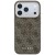 Etui Guess 4G & Big Resin Logo do Apple iPhone 18 Pro / 17 Pro brązowy