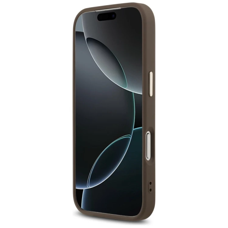 Etui Guess 4G Big 4G Classic Logo do Apple iPhone 18 Pro / 17 Pro brązowy złoty