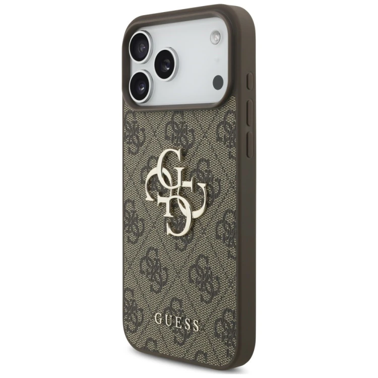 Etui Guess 4G Big Logo do Apple iPhone 18 Pro / 17 Pro brązowy