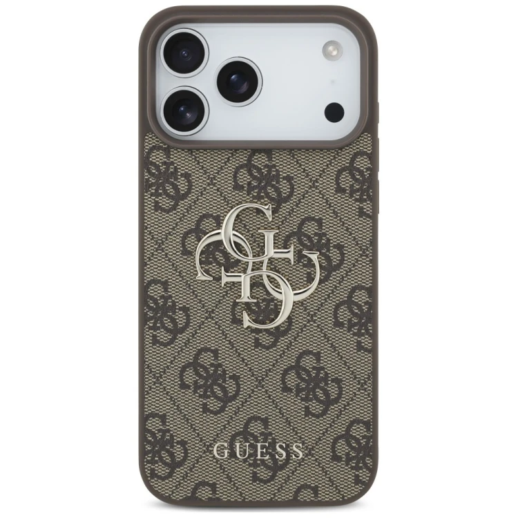 Etui Guess 4G Big Logo do Apple iPhone 18 Pro / 17 Pro brązowy