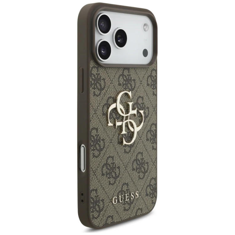 Etui Guess 4G Big Logo do Apple iPhone 18 Pro / 17 Pro brązowy