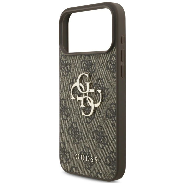 Etui Guess 4G Big Logo do Apple iPhone 18 Pro / 17 Pro brązowy