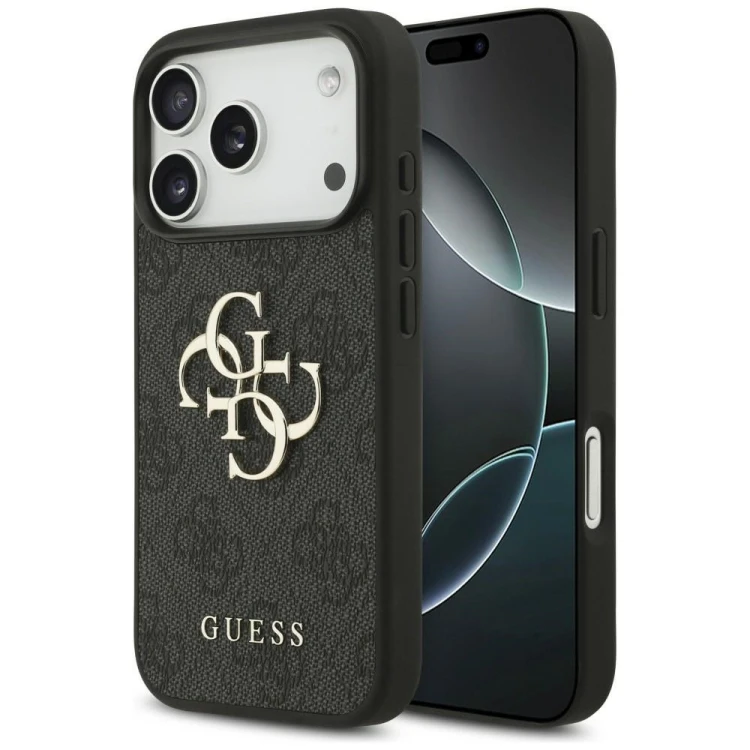 Etui Guess 4G Big Logo do Apple iPhone 18 Pro / 17 Pro czarny