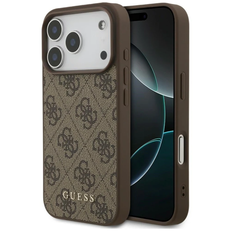 Etui Guess 4G Classic do Apple iPhone 18 Pro / 17 Pro brązowy