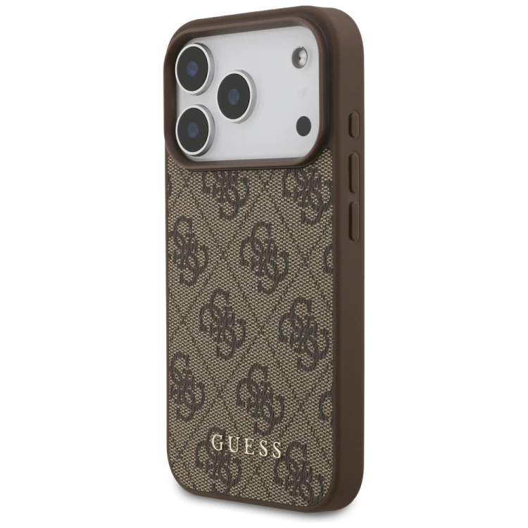 Etui Guess 4G Classic do Apple iPhone 18 Pro / 17 Pro brązowy