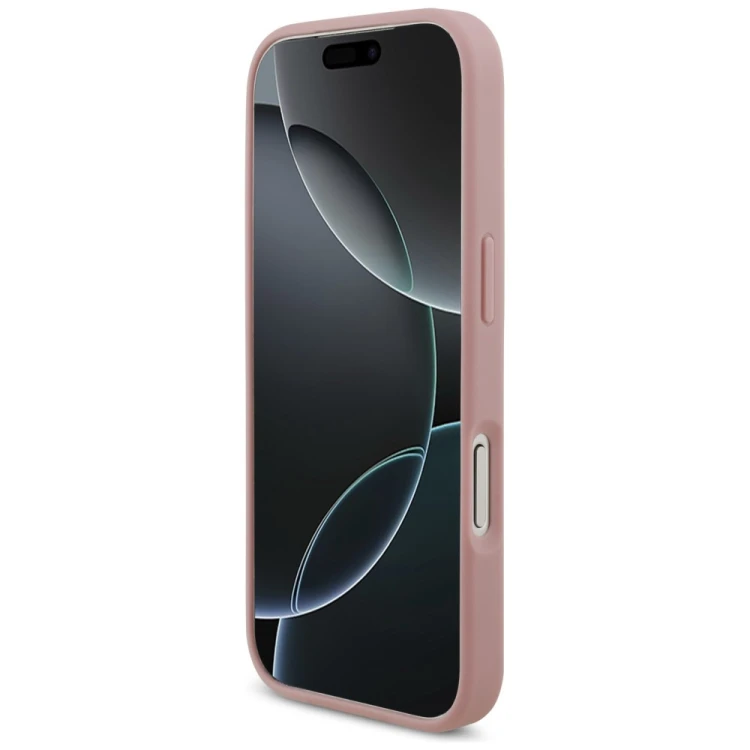 Etui Guess Fixed Glitter Big 4G do Apple iPhone 18 Pro / 17 Pro różowy