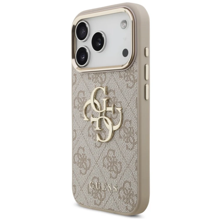 Etui Guess 4G Big 4G Classic Logo do Apple iPhone 18 Pro / 17 Pro różowy złoty