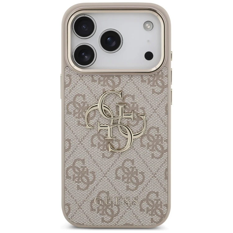 Etui Guess 4G Big 4G Classic Logo do Apple iPhone 18 Pro / 17 Pro różowy złoty