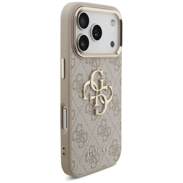 Etui Guess 4G Big 4G Classic Logo do Apple iPhone 18 Pro / 17 Pro różowy złoty