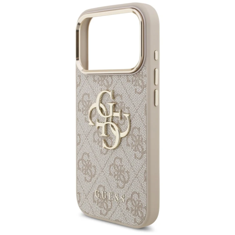 Etui Guess 4G Big 4G Classic Logo do Apple iPhone 18 Pro / 17 Pro różowy złoty