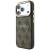 Etui Guess Embossed 4G Classic MagSafe do Apple iPhone 18 Pro / 17 Pro brązowy
