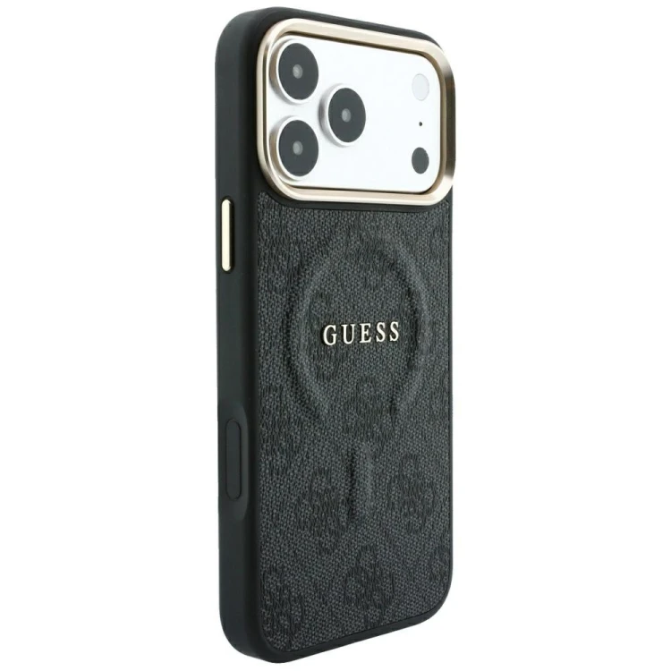 Etui Guess Embossed 4G Classic MagSafe do Apple iPhone 18 Pro / 17 Pro czarny