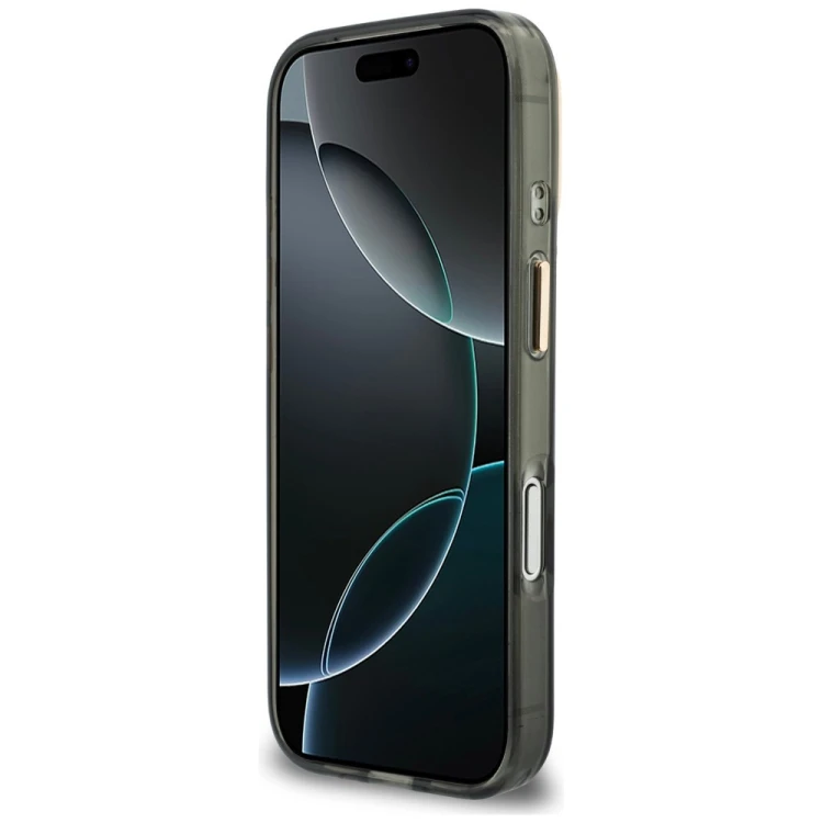 Etui Guess IML 4G Script Metal do Apple iPhone 18 Pro / 17 Pro czarny