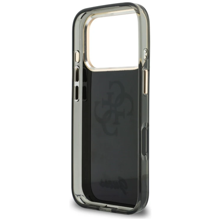 Etui Guess IML 4G Script Metal do Apple iPhone 18 Pro / 17 Pro czarny