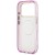 Etui Guess IML Glitter Flowers Triangle MagSafe do Apple iPhone 18 Pro / 17 Pro fioletowy