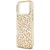 Etui Guess IML Leopard Glitter Triangle Logo MagSafe do Apple iPhone 18 Pro / 17 Pro brązowy