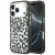 Etui Guess IML Leopard Glitter Triangle Logo MagSafe do Apple iPhone 18 Pro / 17 Pro czarny