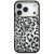 Etui Guess IML Leopard Glitter Triangle Logo MagSafe do Apple iPhone 18 Pro / 17 Pro czarny