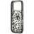 Etui Guess IML Leopard Glitter Triangle Logo MagSafe do Apple iPhone 18 Pro / 17 Pro czarny