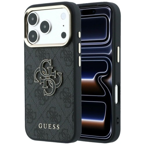 Etui Guess 4G & Big Resin Logo do Apple iPhone 18 Pro Max / 17 Pro Max czarny