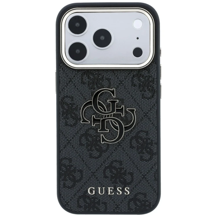 Etui Guess 4G & Big Resin Logo do Apple iPhone 18 Pro Max / 17 Pro Max czarny