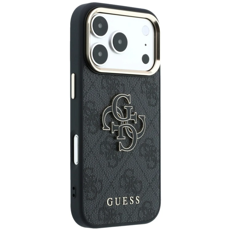 Etui Guess 4G & Big Resin Logo do Apple iPhone 18 Pro Max / 17 Pro Max czarny