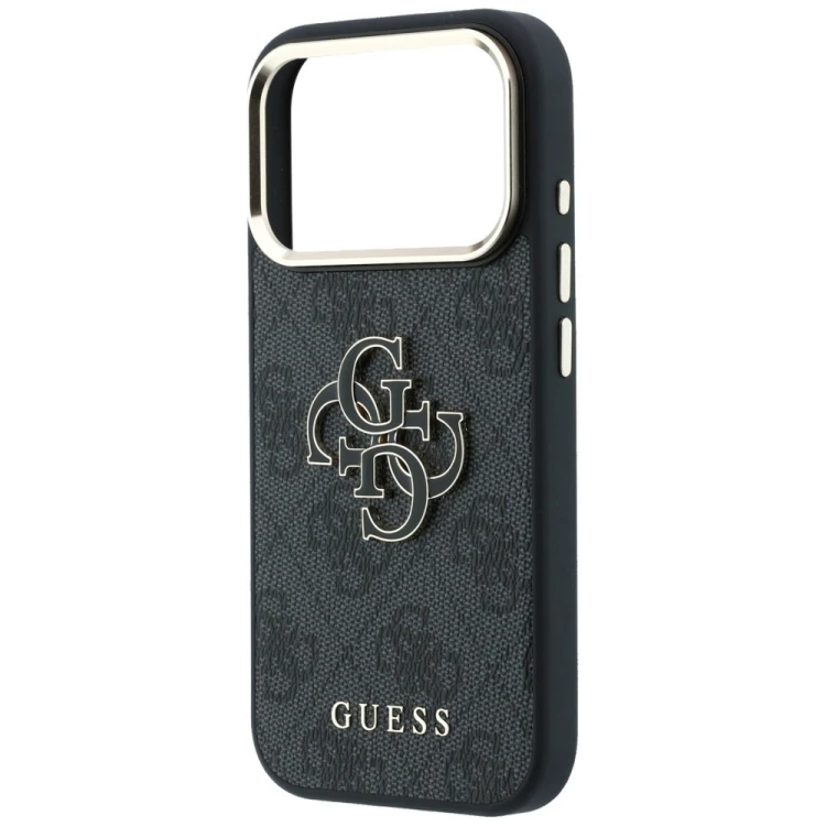 Etui Guess 4G & Big Resin Logo do Apple iPhone 18 Pro Max / 17 Pro Max czarny