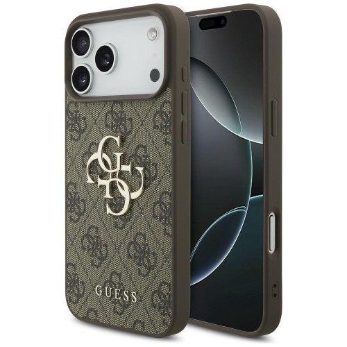 Etui Guess 4G Big Logo do Apple iPhone 18 Pro Max / 17 Pro Max brązowy