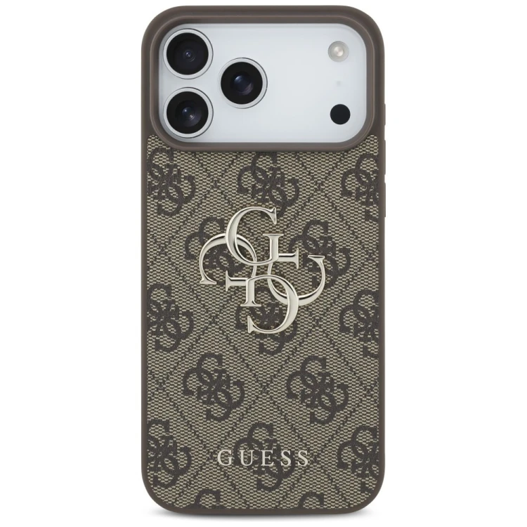 Etui Guess 4G Big Logo do Apple iPhone 18 Pro Max / 17 Pro Max brązowy