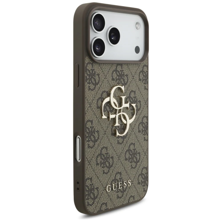 Etui Guess 4G Big Logo do Apple iPhone 18 Pro Max / 17 Pro Max brązowy