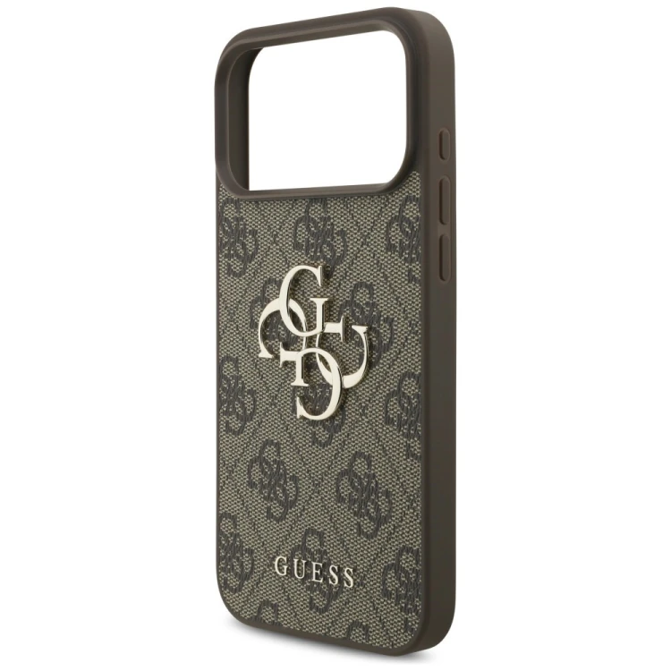 Etui Guess 4G Big Logo do Apple iPhone 18 Pro Max / 17 Pro Max brązowy