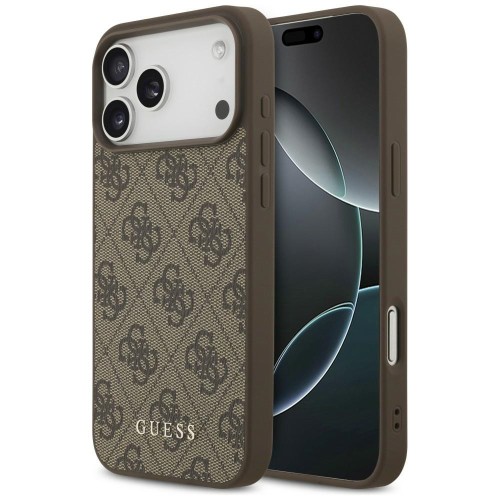 Etui Guess 4G Classic do Apple iPhone 18 Pro Max / 17 Pro Max brązowy