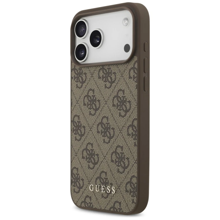 Etui Guess 4G Classic do Apple iPhone 18 Pro Max / 17 Pro Max brązowy