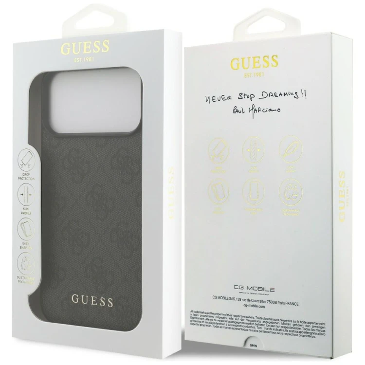 Etui Guess 4G Classic do Apple iPhone 18 Pro Max / 17 Pro Max czarny