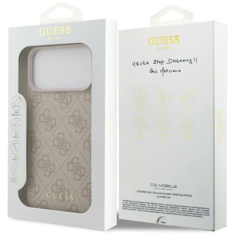 Etui Guess 4G Classic do Apple iPhone 18 Pro Max / 17 Pro Max różowy