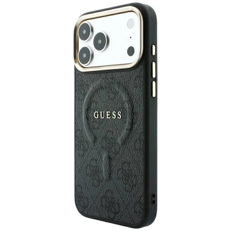 Etui Guess Embossed 4G Classic MagSafe do Apple iPhone 18 Pro Max / 17 Pro Max czarny