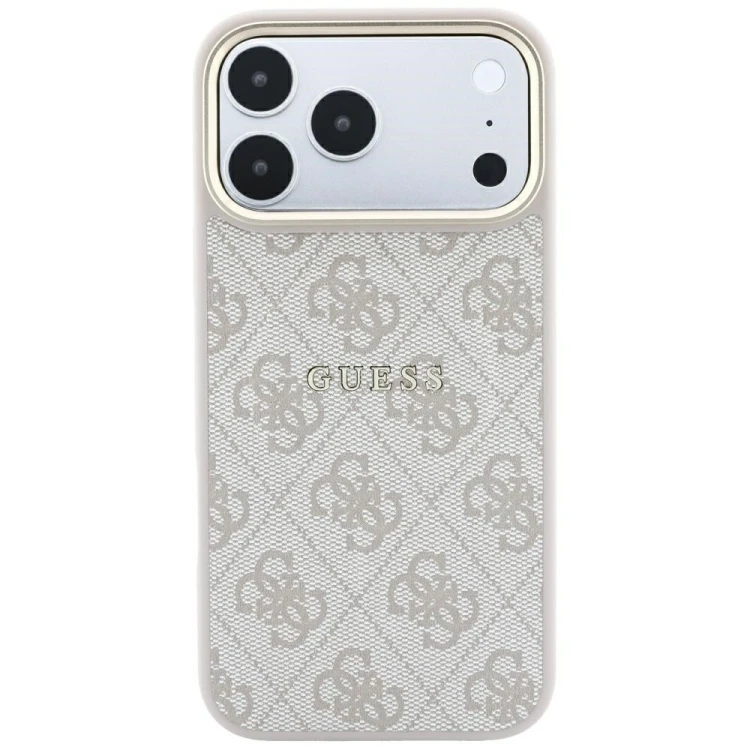 Etui Guess Embossed 4G Classic MagSafe do Apple iPhone 18 Pro Max / 17 Pro Max różowy