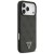 Etui Guess Leather 4G Triangle Strass MagSafe do Apple iPhone 18 Pro Max / 17 Pro Max czarny