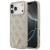 Etui Guess Leather 4G Triangle Strass MagSafe do Apple iPhone 18 Pro Max / 17 Pro Max różowy
