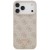 Etui Guess Leather 4G Triangle Strass MagSafe do Apple iPhone 18 Pro Max / 17 Pro Max różowy