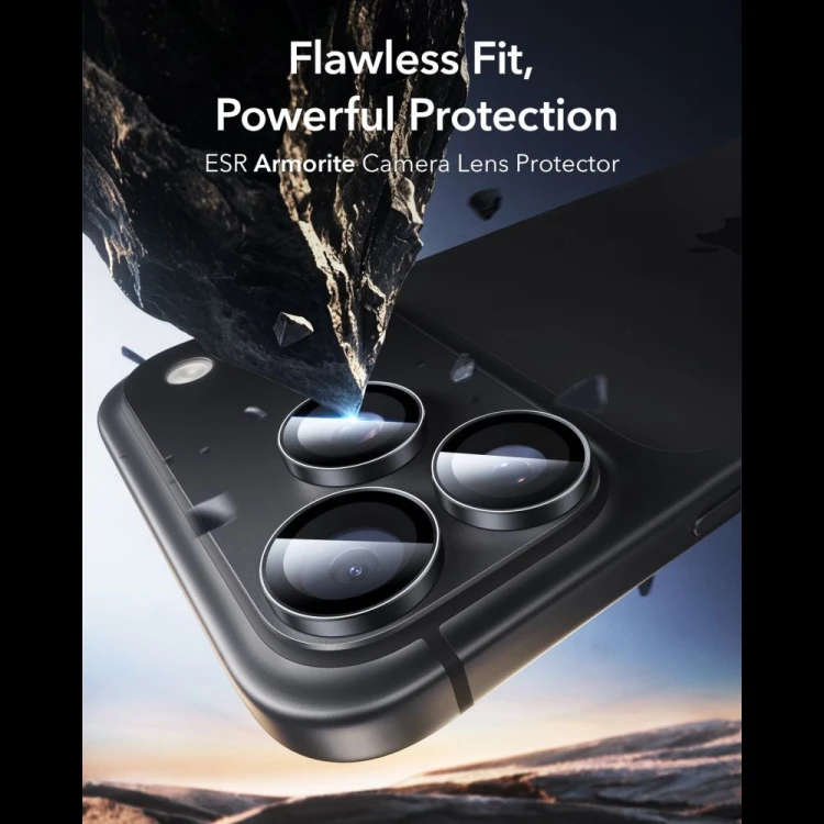 Osłona na aparat ESR Armorite Camera Protector do Apple iPhone 18 Pro / 18 Pro Max Black