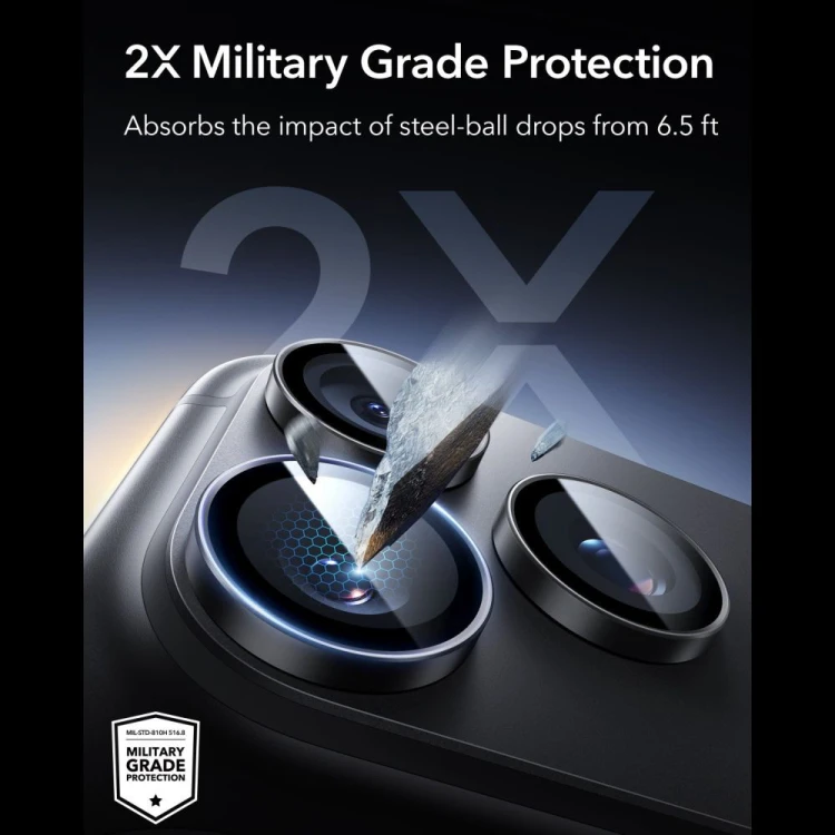 Osłona na aparat ESR Armorite Camera Protector do Apple iPhone 18 Pro / 18 Pro Max Black