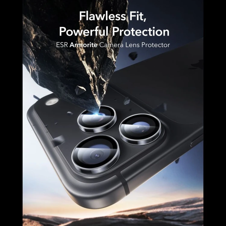 Osłona na aparat ESR Armorite Camera Protector do Apple iPhone 18 Pro / 18 Pro Max Clear