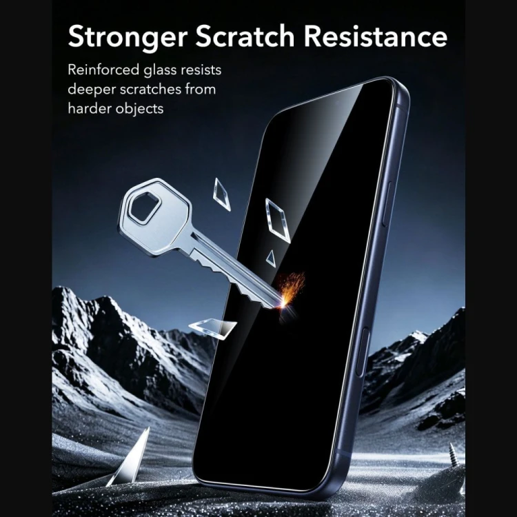 Szkło prywatyzujące ESR UltraFit Armorite Tempered Glass do Apple iPhone 18 Pro Max Privacy [2 PACK]