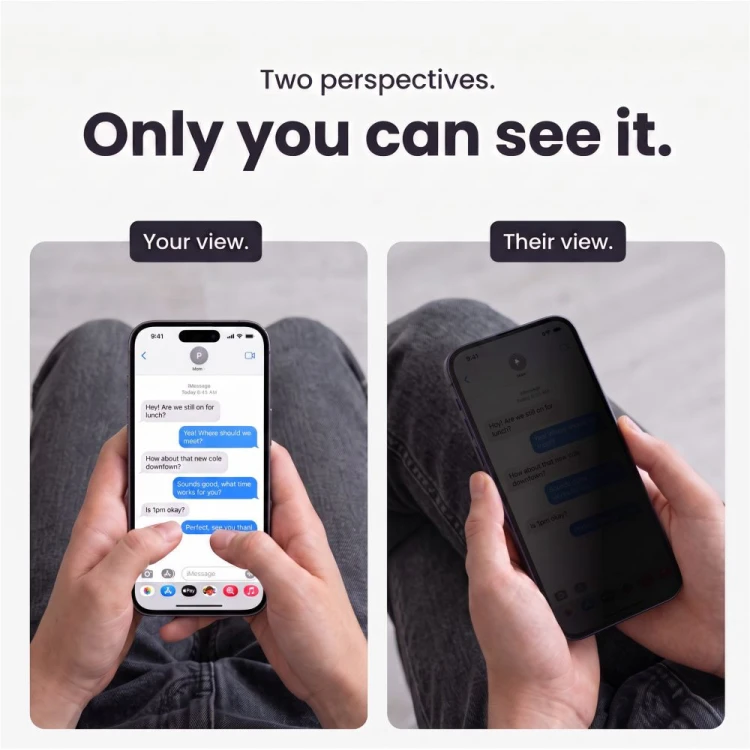 Szkło prywatyzujące Tech-Protect Quick Set Spy+ do Apple iPhone 18 Pro Privacy [2 PACK]