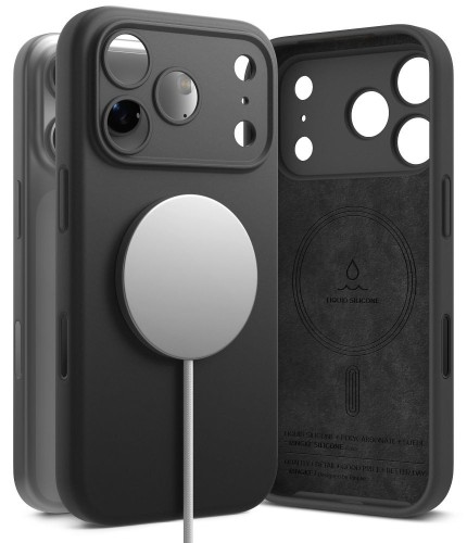 Etui Ringke Silicone Magnetic MagSafe do Apple iPhone 18 Pro Black