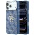 Etui Guess 4G & Big Strass Logo do Apple iPhone 18 Pro / 17 Pro niebieski