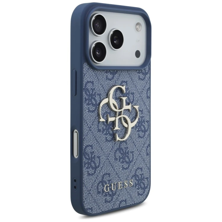Etui Guess 4G Big Logo do Apple iPhone 18 Pro / 17 Pro niebieski