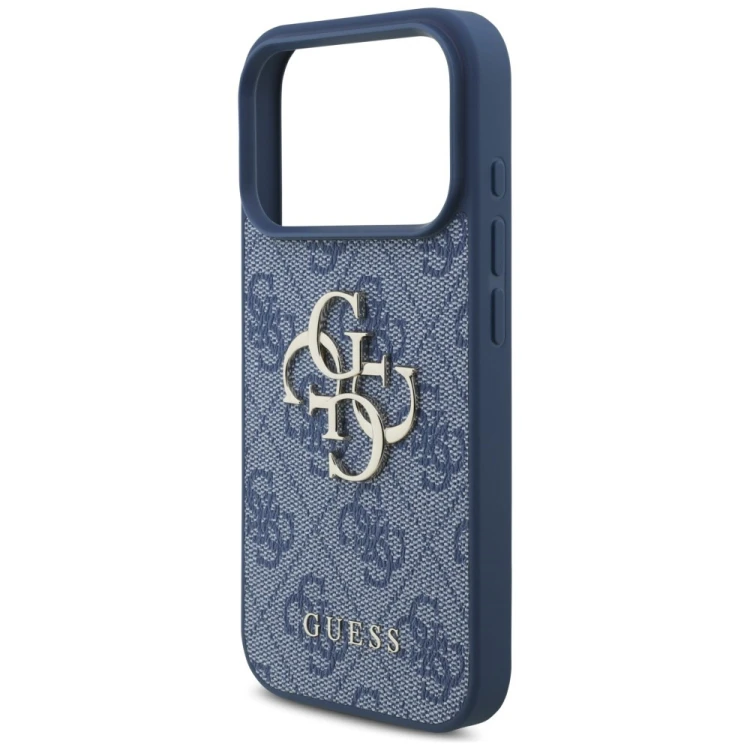 Etui Guess 4G Big Logo do Apple iPhone 18 Pro / 17 Pro niebieski